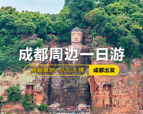 熊貓基地+樂山大佛一日游，純玩團(tuán)休閑游、高性價(jià)比、成都三環(huán)內(nèi)包接